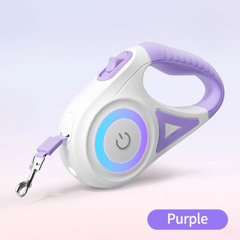 Automatic Retractable Luminous Dog Walking Lead