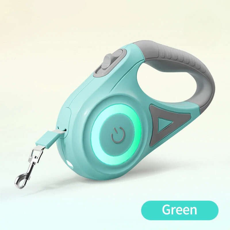 Automatic Retractable Luminous Dog Walking Lead