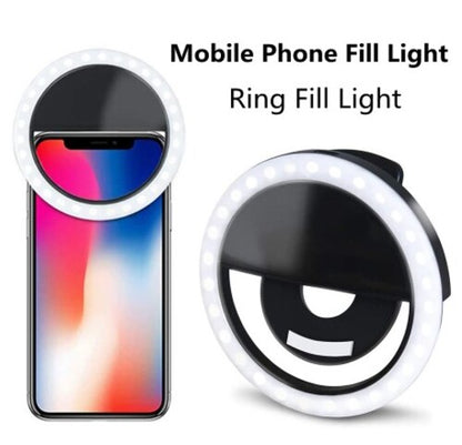 Selfie Ring Light for Smartphones, Tablets & Laptops