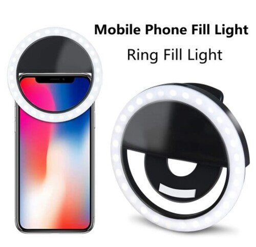Selfie Ring Light for Smartphones, Tablets & Laptops