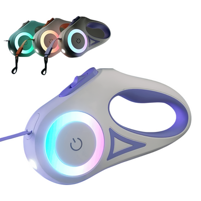 Automatic Retractable Luminous Dog Walking Lead