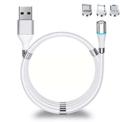 Magnetic Self Winding Phone Charging Cable